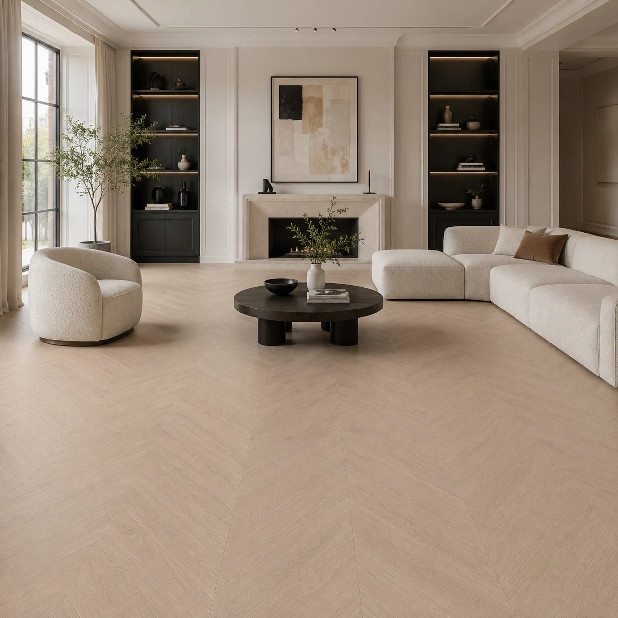 Chevron Dusty Ash B02